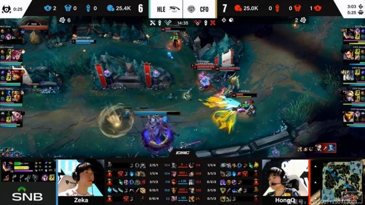 LOL电竞世界杯揭幕战：HLE碾压CFO！Viper希维尔杀疯斩获8杀，LCK霸主首秀即封神