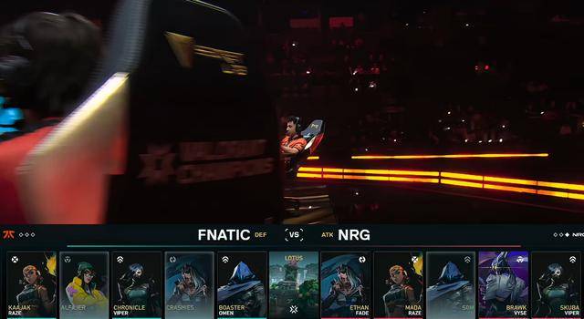 VCT: 六连胜完美征途,NRG 3-2击败FNC问鼎冠军