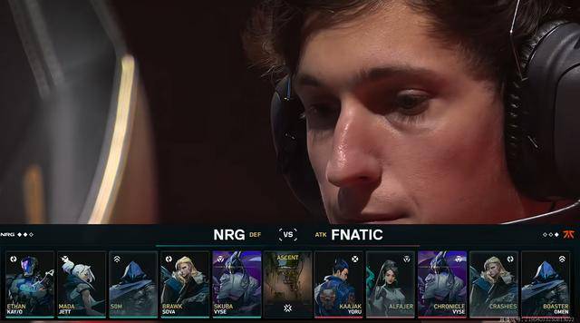 VCT: 六连胜完美征途,NRG 3-2击败FNC问鼎冠军