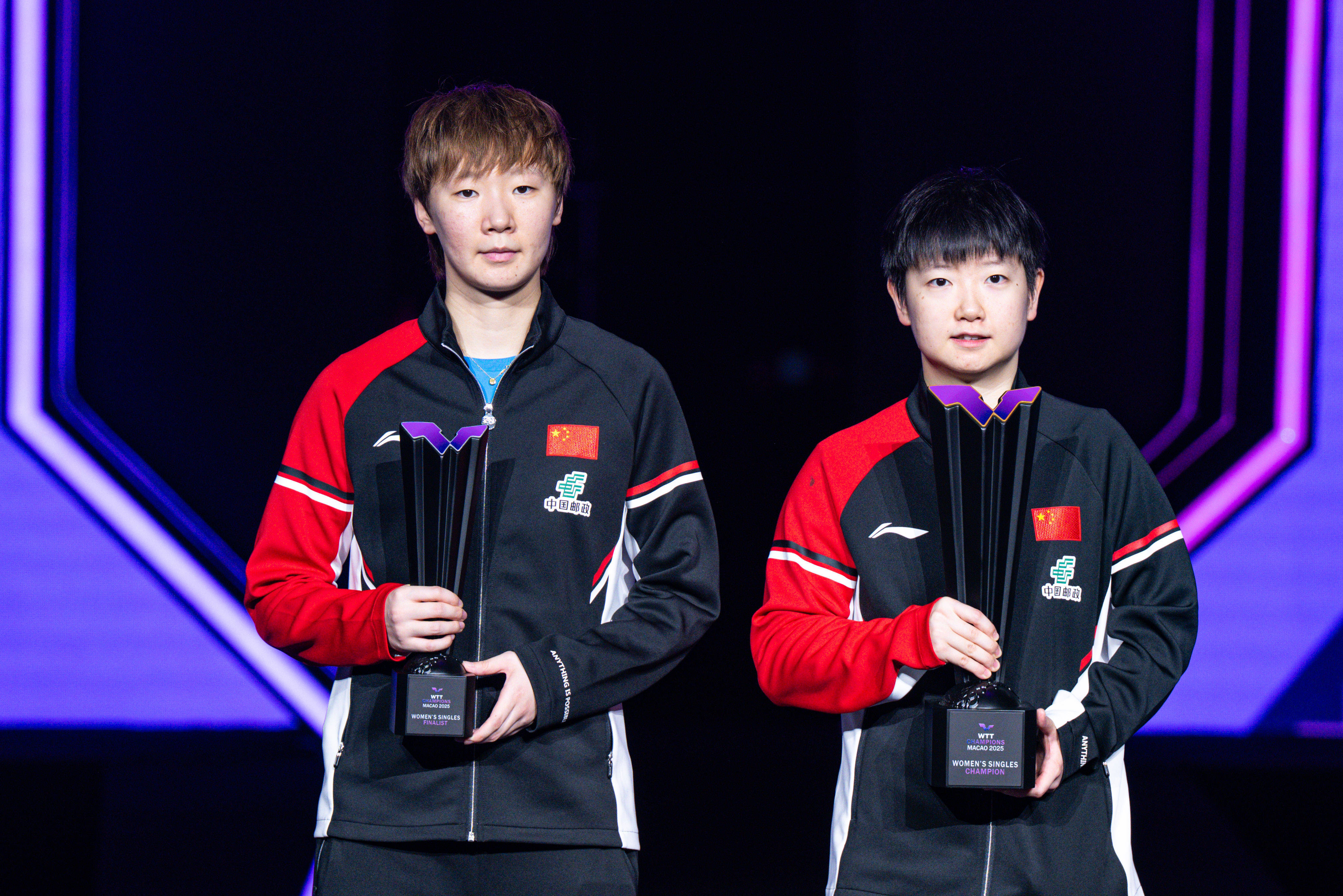 WTT澳门冠军赛:孙颖莎夺得女单冠军