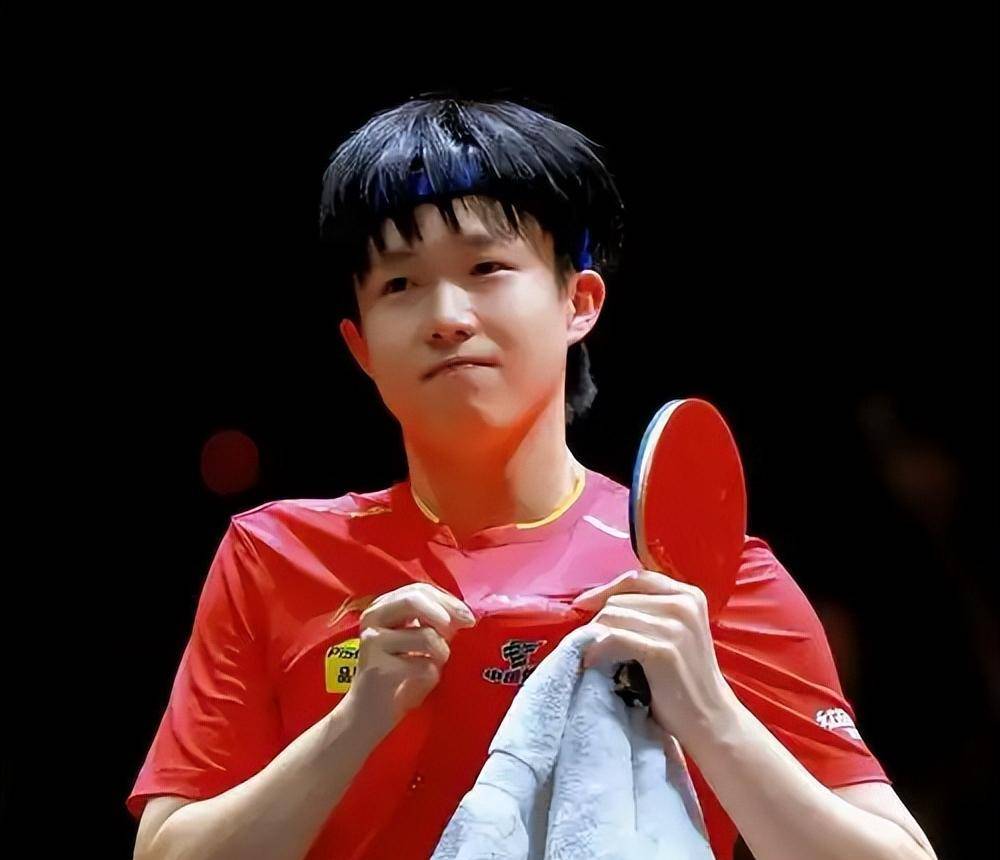 王楚钦赛后采访回应自己的表现